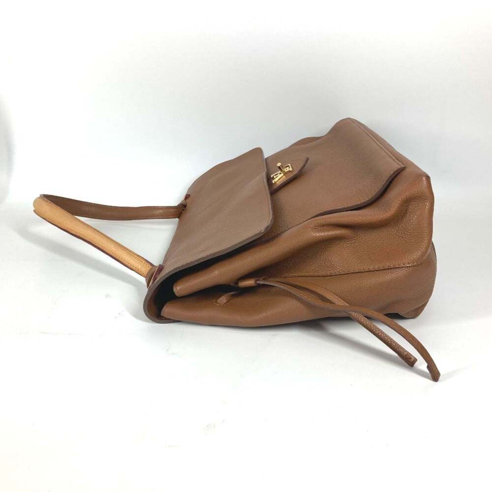 LOUIS VUITTON Authentic Brown Leather Shoulder Bag - Picture 3 of 16